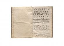Annalium Poloniae ab obitu Vladislai IV. Climacter primus. [...] / Annalium Poloniae climacter tertius […] LM-9